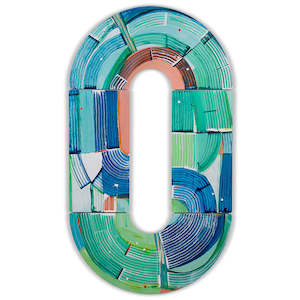 Otter Wingding - Original Abstract Wall Sculpture