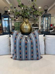 Manuel Cánovas Striped Ikat Cushion