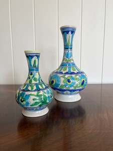 All: Pair of Moroccan Stem Vases