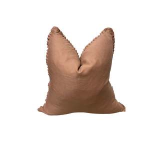 Cushions: Dusty Pink Linen Euro Cushion