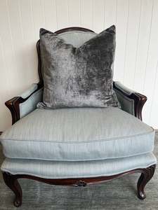 Cushions: Gunmetal Velvet Cushion