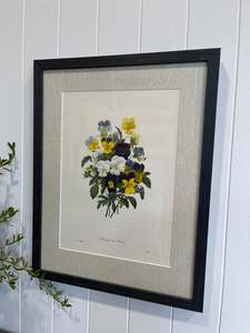 Wall Decor: Redoute Pansys