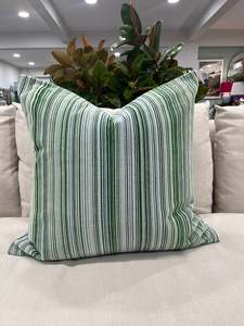 All: Manuel Canovas Velvet Stripe Cushion