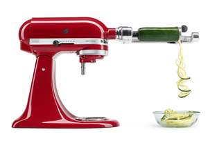 Stand Mixer Attachments: 7 Blade Spiraliser Plus with Peel, Core & Slice Attachment KSM2APC