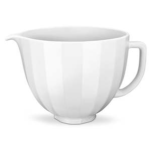 Stand Mixer Accessories: 4.7L White Shell Ceramic Bowl for Tilt-head Stand Mixer KSM2CB5PWS