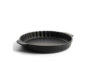 Stoneware Pie Dish Black 29cm