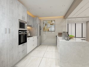 Products: Esteem Series-1 Complete Kitchen with Blum Hinges and Garis Drawers ASSEMBLED - Kitchen Depot