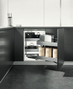 Magic corner mechanism for blind corner unit - Kitchen Depot