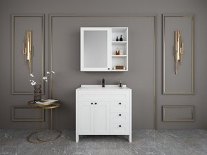 Bathroom Vanity 900mmW in shaker style - Kitchen Depot