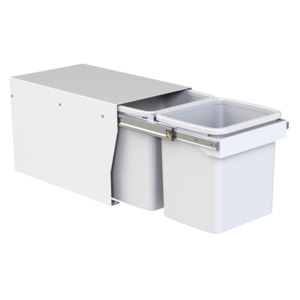 Pull out Rubbish Bin for under sink, soft close - Kitchen Depot