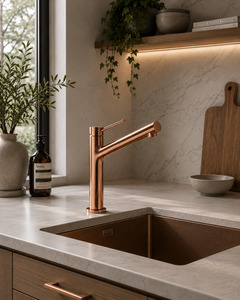 SCHOCK brand Madrid Sink Mixer, COPPER - RRP $1299 (Made in germany) - Kitchen Depot