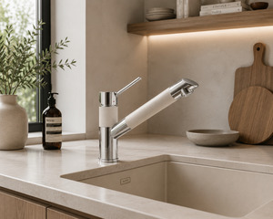 SCHOCK brand ORBIT SINK MIXER, White and Chrome - RRP $1199 (Made in germany) - &hellip;