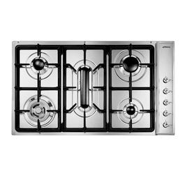Smeg: Smeg 86cm 5 Burner Gas Cooktop Stainless Steel Original Aesthetic - CIR93AXS3 - Kitchen Things