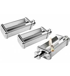 Smeg: Smeg Pasta Roller and Cutter Set Stainless Steel - SMPC01 - Kitchen Things