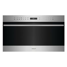 Wolf E Series Transitional Drop-Down Door Microwave Oven Stainless Steel - MDD30&hellip;