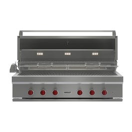 Wolf 137cm Built-in Outdoor Grill - ICBOG54-LP Stainless Steel - OG54LP - Kitchen Things