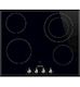 Smeg 60cm 4 Zone Electric Cooktop Ceramic Glass - SE364ETBM - Kitchen Things