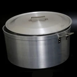 Cookware: Shibu Aluminium Shallow Pot Size 32-48 Commercial/ Domestic