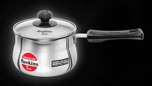 Pans: Hawkins Tea Pan/milk pan/sauce pan 2 Litre with Glass lid CODE:SST20G