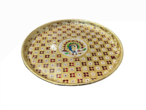Homeware: Meenakari thali/plate 3 sizes