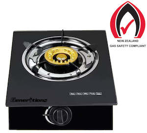 Gas Burners: 1 Single Burner Gas Stove Tempered Glass Countertop Gas For Outdoor use