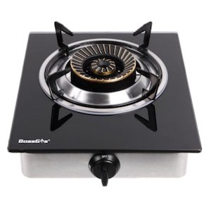 Gas Burners: Generation Brand  1 WOK Burner NZ glass top Certified Gas Stove For INDOOR use