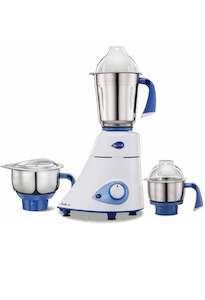 Preethi Blue Leaf Diamond MG 214 Mixer Grinder 750 watt, 3 Jars, White