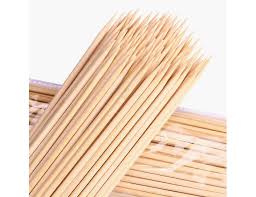 Bbq: Bamboo skewers 100pc 2 sizes