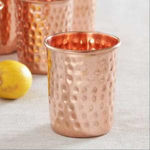 Copperware: Copper Hammered Glass 1pc
