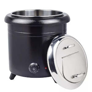 Commercial: Electric Soup Kettle Soup Buffet Food Warmer Container 13L