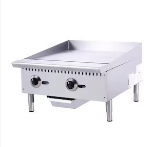 Commercial: Commercial kitchen equipment Griddle Thickness 20cm 24 inch gas stove ULPG/NG with stand