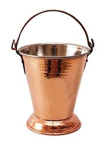 Copper Steel Serving Balti Tableware