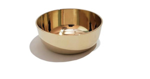Homeware: Gold Steel Bowl/ Katori
