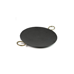 Tawa: Commercial Iron round bottom tawa