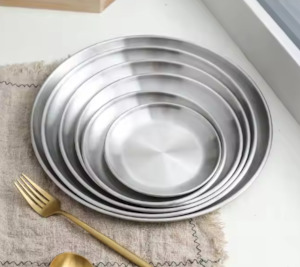 Brushed Steel Plates multiple sizes