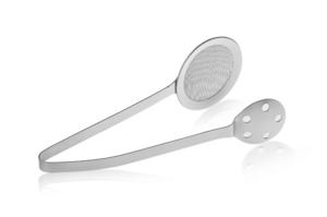 Skimmer/Serving Tong Stainless Steel/ Filter spoon with clip food Kitchen Oil- F&hellip;