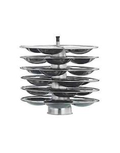 Idli Cookers: Stainless steel Idli stand, 6 Plates