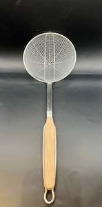 Steel Wire Strainer with Wooden Handle