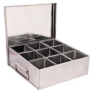 Commercial Jumbo Big Spice Box Container 9 Canisters