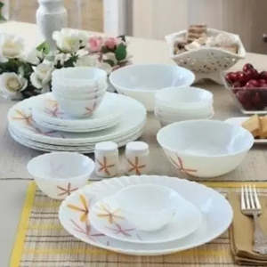 Dinner Sets: La Opala Autunm Flower Dinner Set of 29 pieces