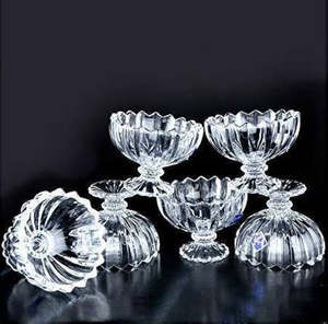 Servingware: Glass ice cream/dessert bowl set of 6