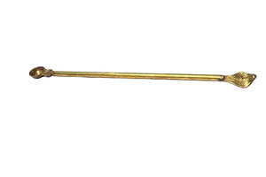 Homeware: Pure Brass long handle spoon for havan/hawan/pooja