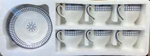 Drinkware: Mark Cup and saucer set of 6 Design 7