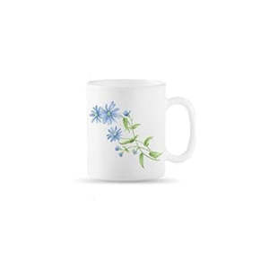 Drinkware: La Opala Diva Coffee Mug Blue Daisy 320ml 1pc