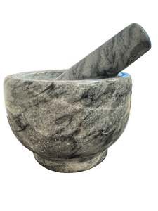 Instock: Durable Marble Imam Dasta, Mortar Pestle Set garlic crusher 2 sizes