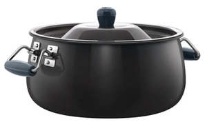 Hawkins Aluminium Futura 8 Litre Bigboy Polished Biryani Handi, Hard Anodised Po&hellip;