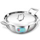 Hawkins Pro 5 Litre Deep-Fry Pan, Triply Stainless Steel Kadhai with Stainless S&hellip;