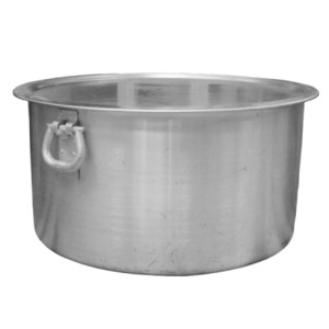Commercial Cooking Heavy Duty Aluminium Pot with Lid Sizes 38 - 58 (Appu)