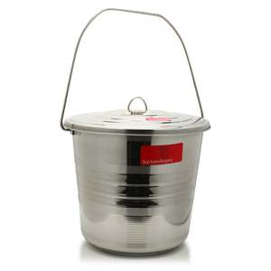 Goodlife Stainless Steel Bucket With Lid 2 sizes