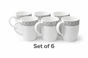 Drinkware: Tea/ coffee cup set of 6 - Cello 230ml